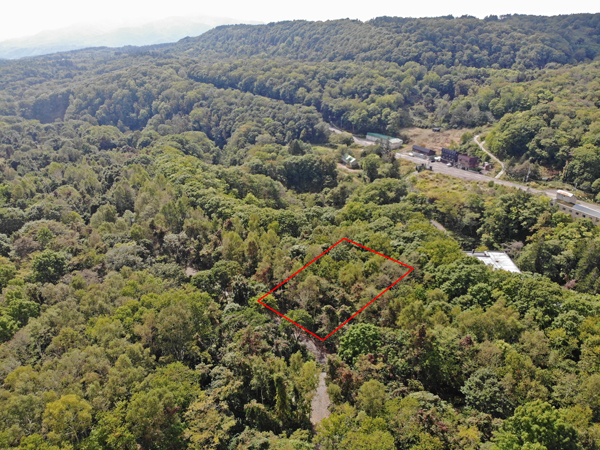 Aerial view of property location